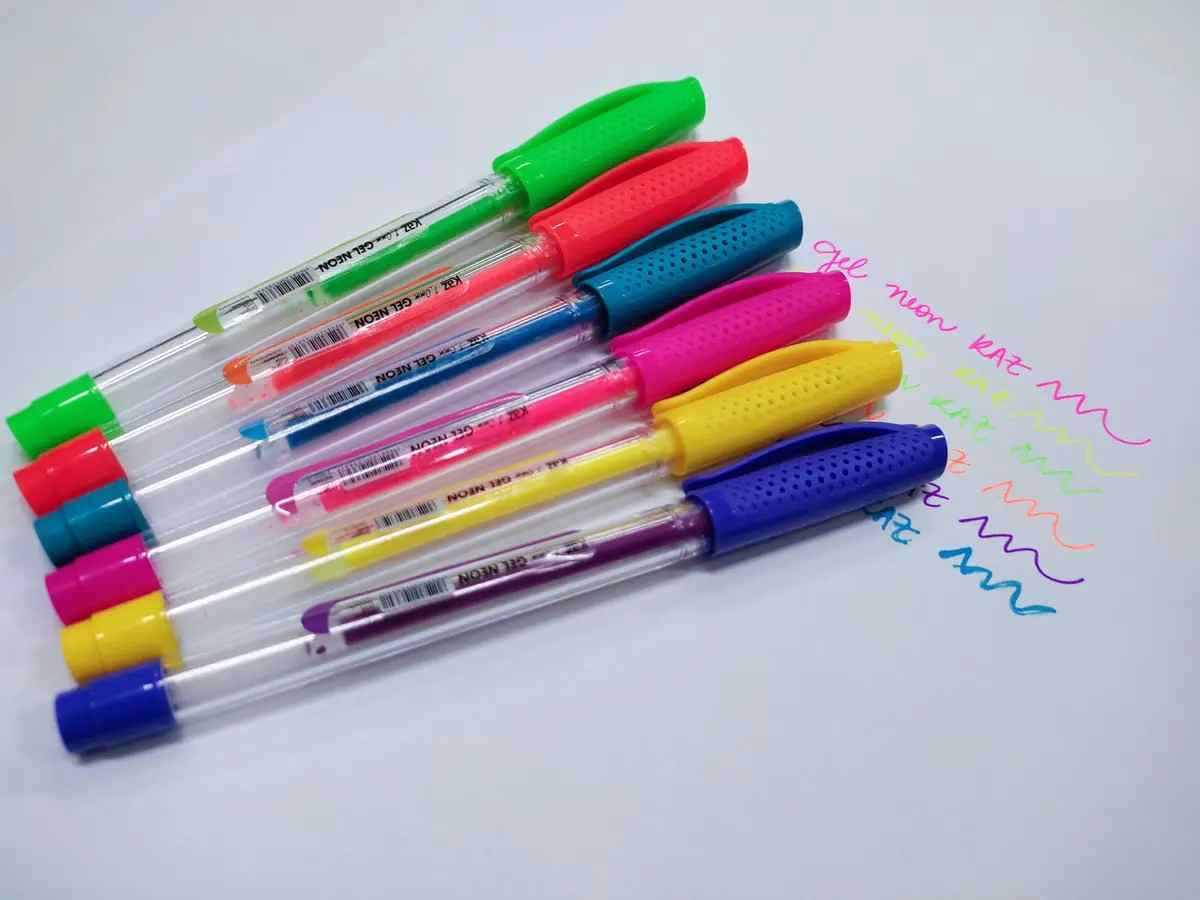 CANETA GEL NEON C/6